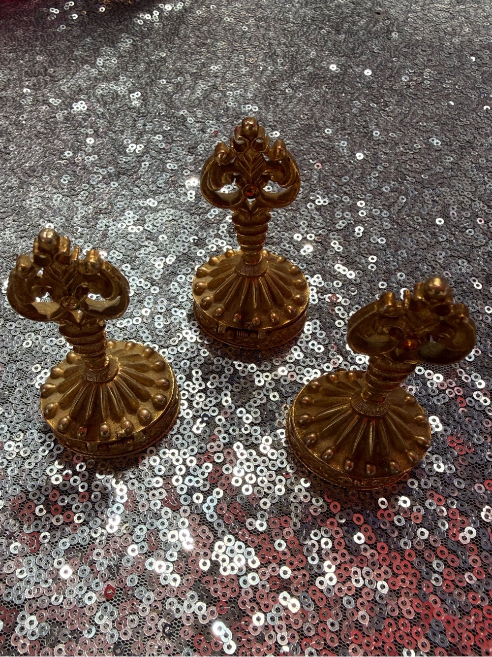 Vintage Corday Unicorn Wax Seal Perfume Solid Made In France 3” RARE set of 3 - Picture 3 of 9